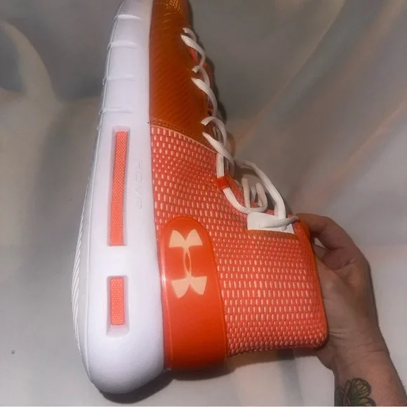 Under Armour mens Hovoc Orange High-Top Sneakers - www.gmf  display picture 1